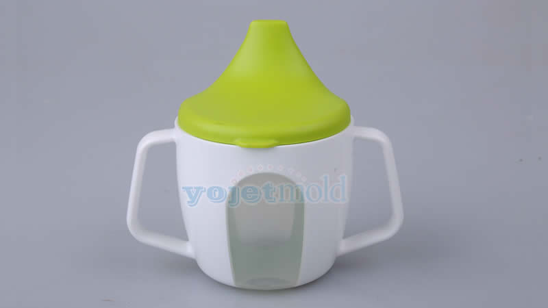 Double color baby water cup