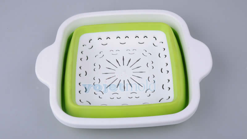 two shot foldable strainner